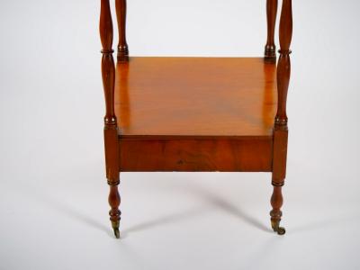 Mahogany Wood Regency Style Four Tiered Display Etagere