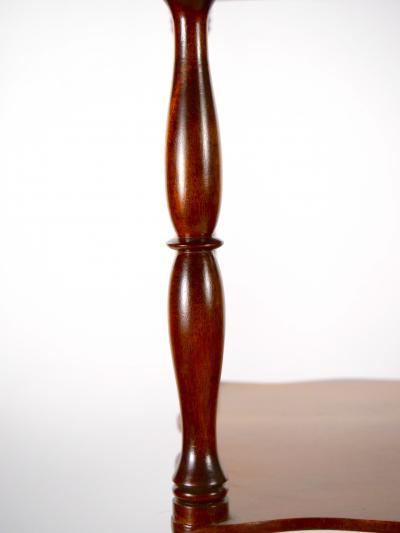 Mahogany Wood Regency Style Four Tiered Display Etagere