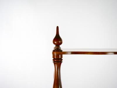 Mahogany Wood Regency Style Four Tiered Display Etagere