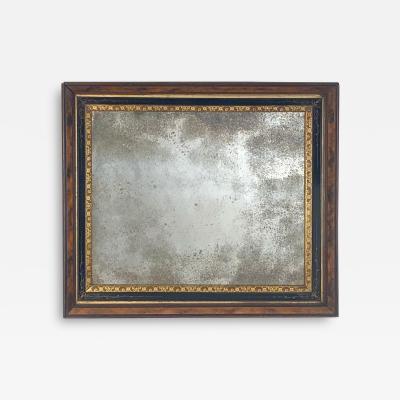 Mahogany and Gilt Wood Mirror England 19th Century