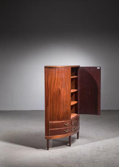 Mahogany corner cabinet Denmark