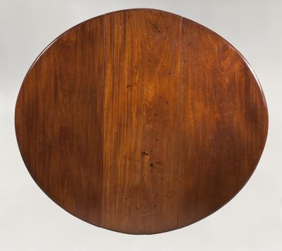 Mahogany drop leaf dining table 