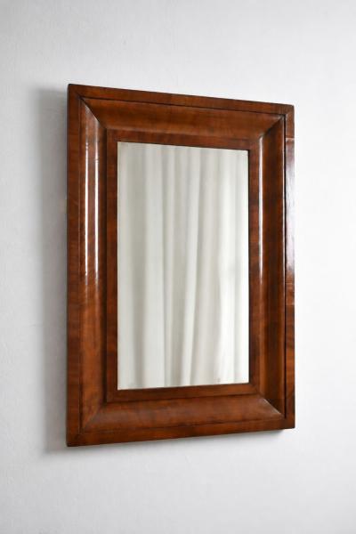 Mahogany rectangular mirror 1940s 