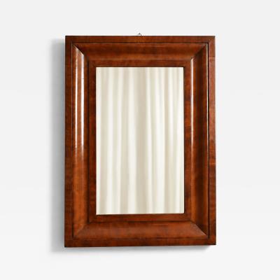 Mahogany rectangular mirror 1940s 