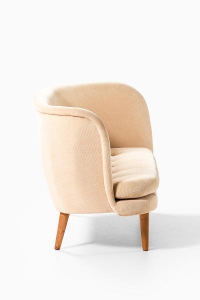 Maija Liisa Komulainen Rare Sofa in Fabric and Leather by Maija Lissa Komulainen 1950s