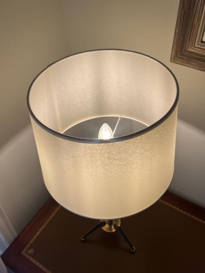 Maison Arlus 1950s French Tripod Table Lamp by Arlus for Maison Jansen