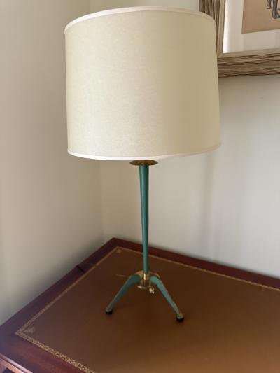 Maison Arlus 1950s French Tripod Table Lamp by Arlus for Maison Jansen