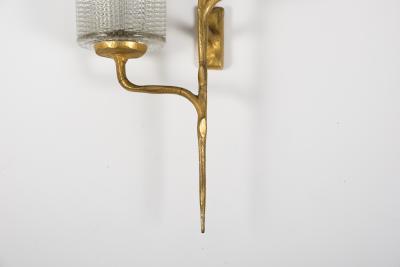 Maison Arlus 1960s bronze sconces by Arlus
