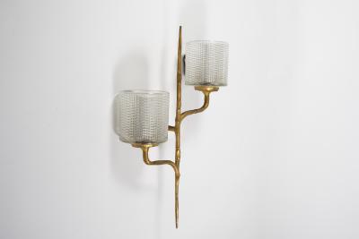 Maison Arlus 1960s bronze sconces by Arlus