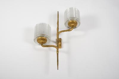 Maison Arlus 1960s bronze sconces by Arlus