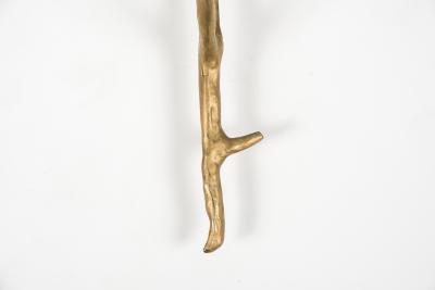 Maison Arlus 1960s sculptural bronze sconces by Arlus