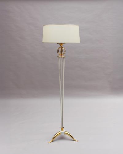 Maison Arlus 2 Fine French 1950s Floor Lamp by Arlus