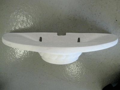 Maison Arlus 2 Pairs of Mid Century Modern Neoclassical Plaster Sconces Attributed to Arlus