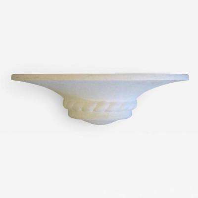 Maison Arlus 2 Pairs of Mid Century Modern Neoclassical Plaster Sconces Attributed to Arlus