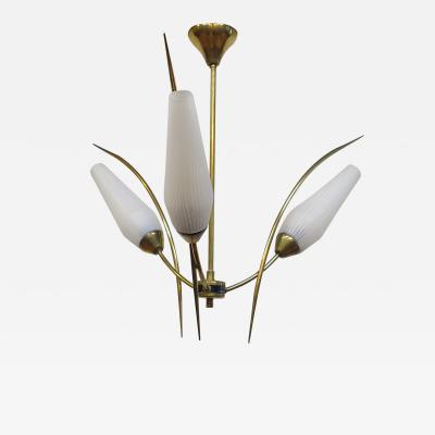 Maison Arlus French Mid Century Chandelier Maison Arlus