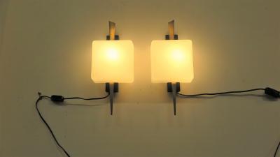 Maison Arlus French Mid Century Maison Arlus Sconces