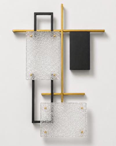 Maison Arlus Large Arles wall sconce Editions Maison Arlus Paris France circa 1950 1960