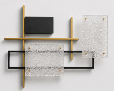 Maison Arlus Large Arles wall sconce Editions Maison Arlus Paris France circa 1950 1960