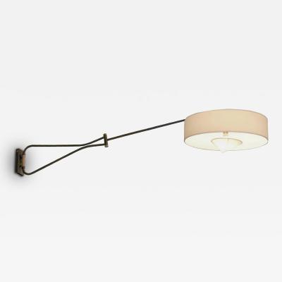 Maison Arlus Large folding and adjustable wall light Maison Arlus Paris France circa 1950