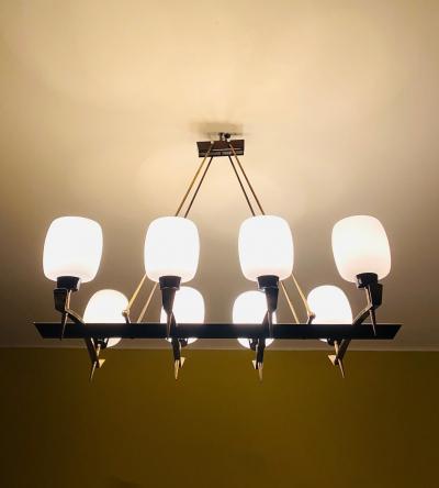 Maison Arlus Mid Century French Cealing Light