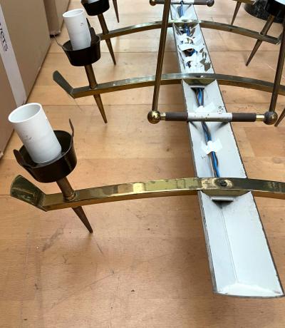 Maison Arlus Mid Century French Cealing Light