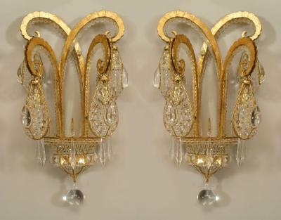 Maison Bagu s 5 French Art Deco style Octopus Wall Sconces Priced Each 