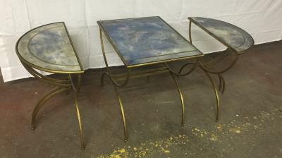 Maison Bagu s Maison Bagues Tri Part Semi Globe Coffee Table