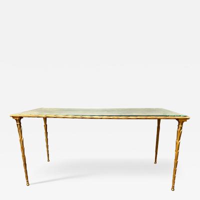 Maison Bagues Gilt Bronze Coffee or Cocktail Table