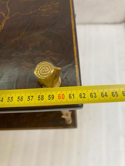 Maison Charles 195070 Pair of Maison Bagu s or Maison Charles Agostini Style Tables Lacq China