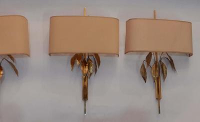 Maison Charles 1970 4 Wall Lamp Maison Charles to the Foliages of Laurel