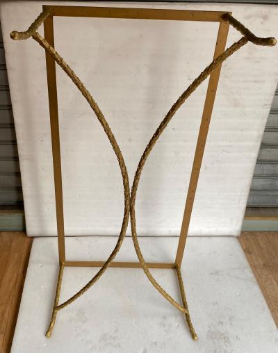 Maison Charles 1970 Bronze Coffee Table Palm Tree Model Maison Charles Signed 52 x 26 x H 17