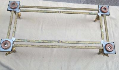 Maison Charles 1970s Coffee Table with Horses Heads in the Style of Maison Charles