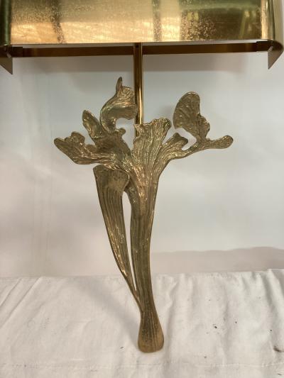 Maison Charles 1970s bronze sconces by Maison Charles