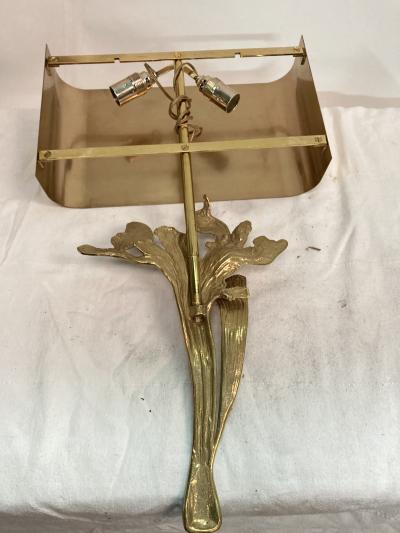 Maison Charles 1970s bronze sconces by Maison Charles