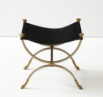 Maison Charles A Neo Classical Stool with decorative knobs