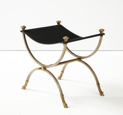 Maison Charles A Neo Classical Stool with decorative knobs