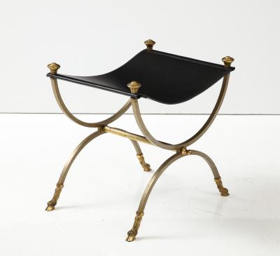 Maison Charles A Neo Classical Stool with decorative knobs