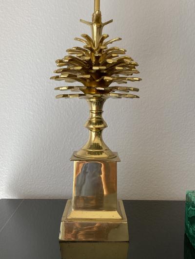 Maison Charles Brass Pomme de Pin Pinecone Lamp