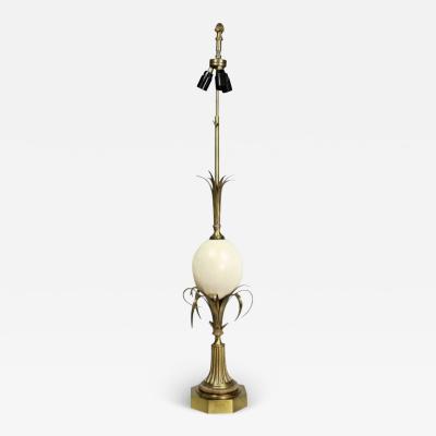 Maison Charles Fils Ostrich Egg Table Lamp