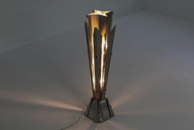Maison Charles French Hollywood Regency Maison Charles Star Shaped Floor Lamp 1960s
