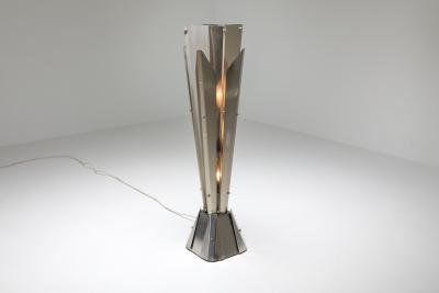 Maison Charles French Hollywood Regency Maison Charles Star Shaped Floor Lamp 1960s