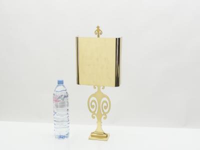 Maison Charles French neoclassical Maison Charles brass lamp 1970s