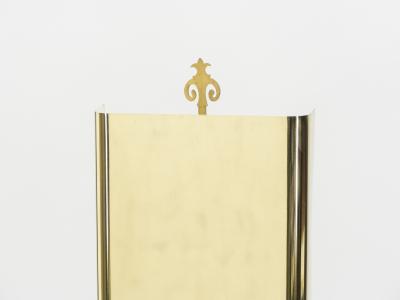 Maison Charles French neoclassical Maison Charles brass lamp 1970s