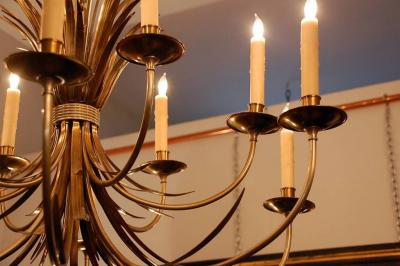Maison Charles Large French 1960s Chandelier by Maison Charles