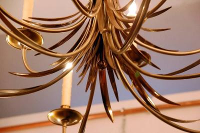 Maison Charles Large French 1960s Chandelier by Maison Charles