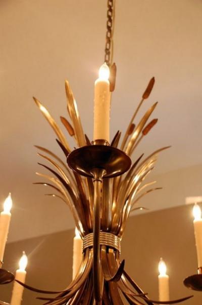 Maison Charles Large French 1960s Chandelier by Maison Charles