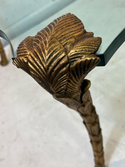Maison Charles MAISON CHARLES STYLE GILT ACANTHUS CABRIOLE LEG COFFEE TABLE