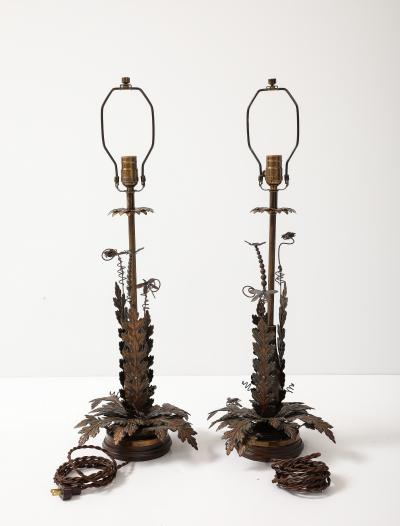 Maison Charles Maison Charles Brass Fern Insect Lamps