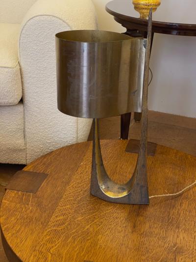 Maison Charles Maison Charles rarest stamped gold bronze lamp