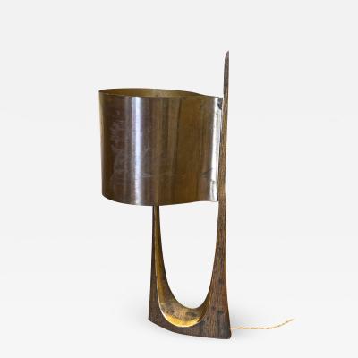Maison Charles Maison Charles rarest stamped gold bronze lamp